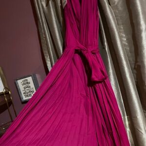 Dani and Davi fuchsia pants suit